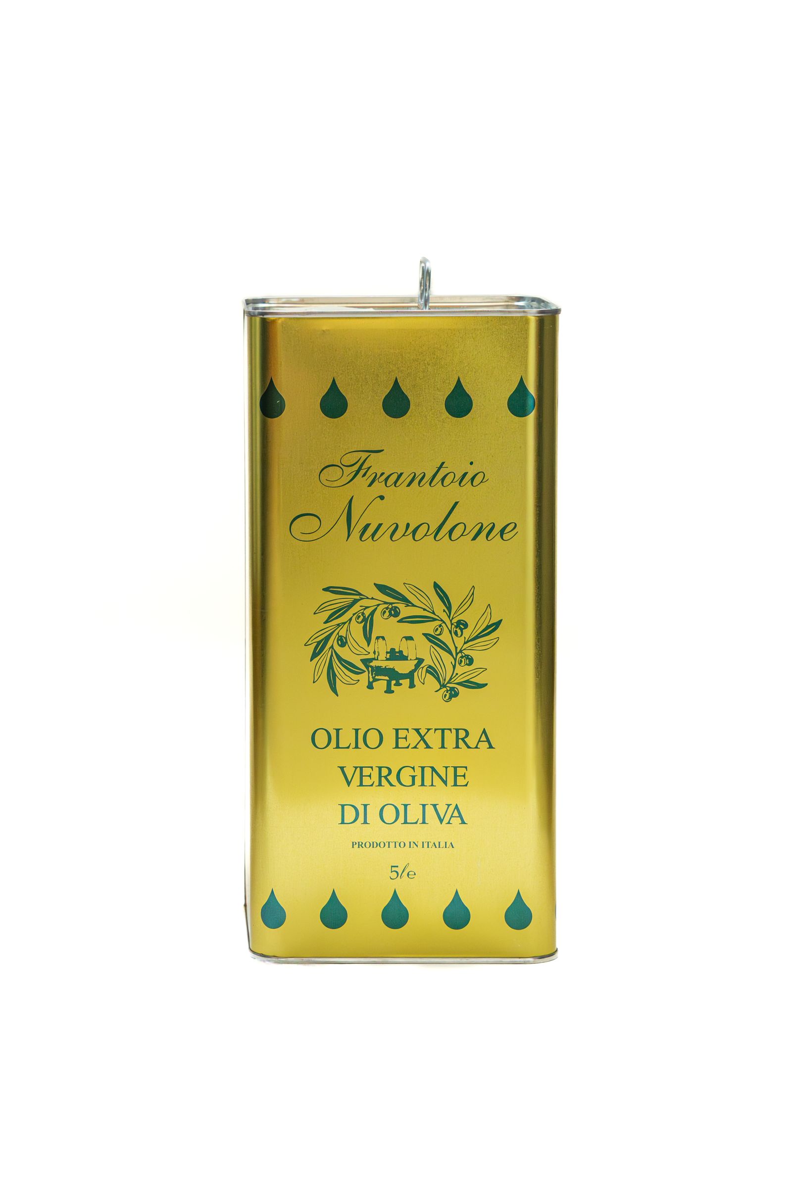 OLIO EXTRAVERGINE DI OLIVE TAGGIASCHE LATTINA DA 5 L.
